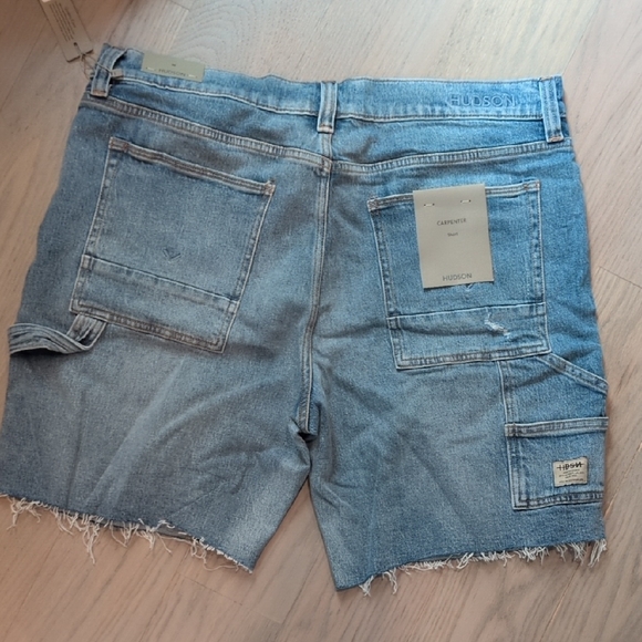 Men's Blue Denim Shorts - Picture 8 of 8